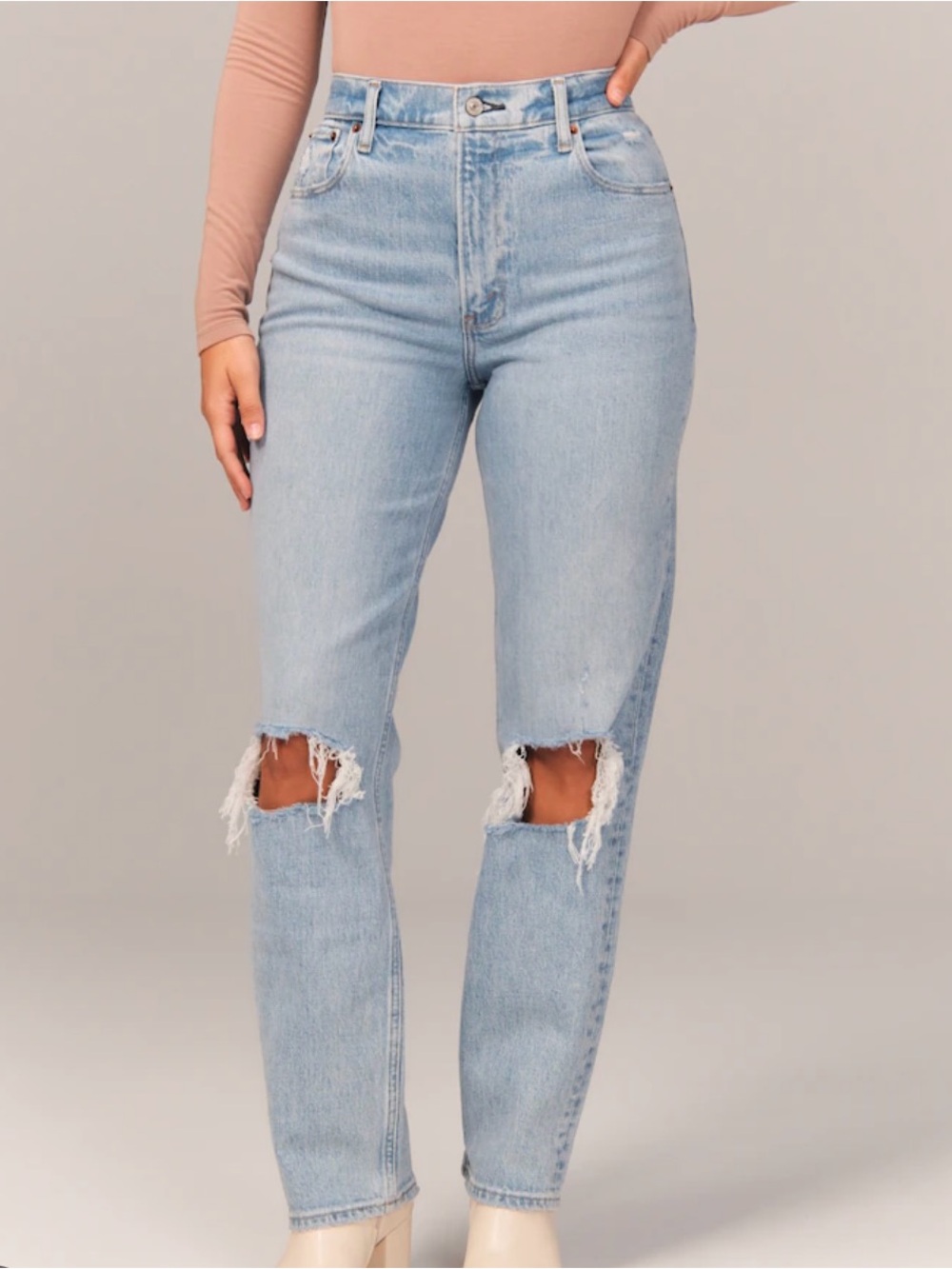 Abercrombie & Fitch 90s Ultra High Rise Straight Jeans - Size 25